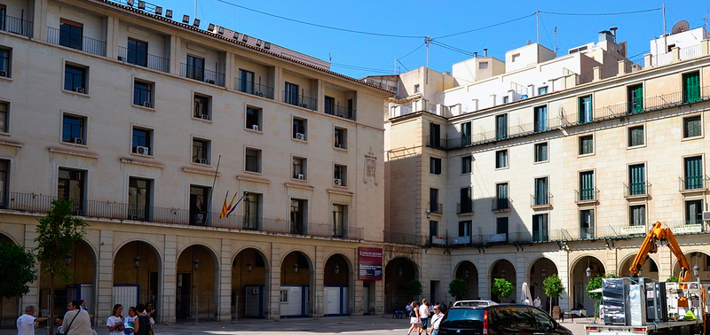 Plaza donde ocurrieron los hechos